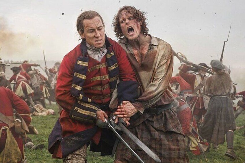 Outlander scene at Culloden Battlefield 