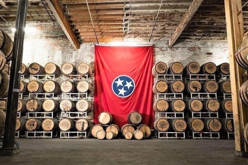 One of our favorite spots for pictures in Nashville at Greenbrier Distillery 