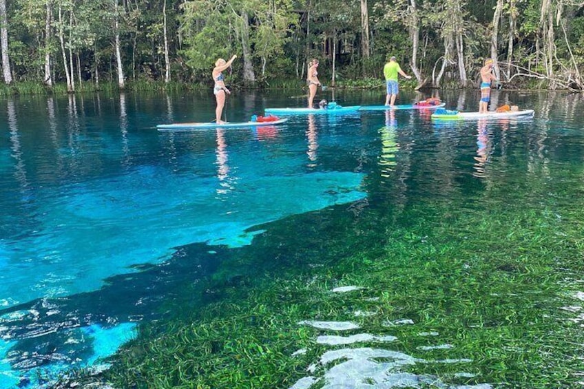 The colors of the river are gorgeous. The water is calm and clear. Perfect for beginners! 4