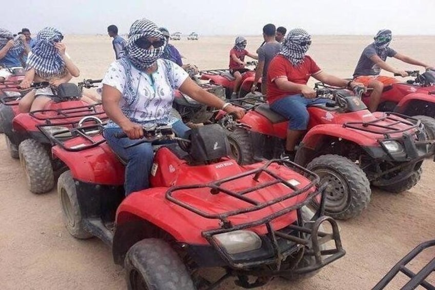 Sunset Desert Safari Trip By ATV Quad 3