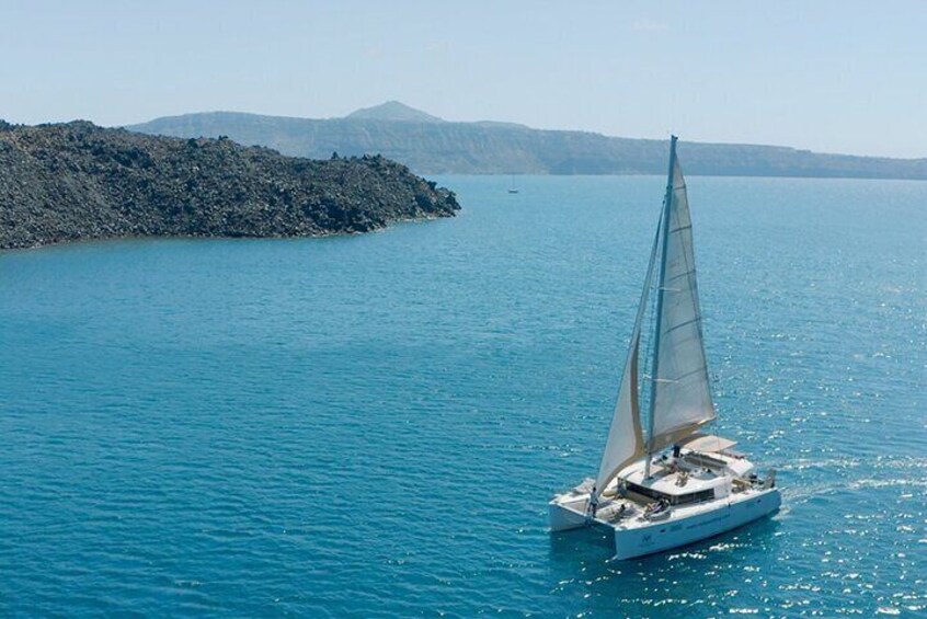 Santorini Platinum Catamaran Cruise with Meal, BBQ and Open Bar 3