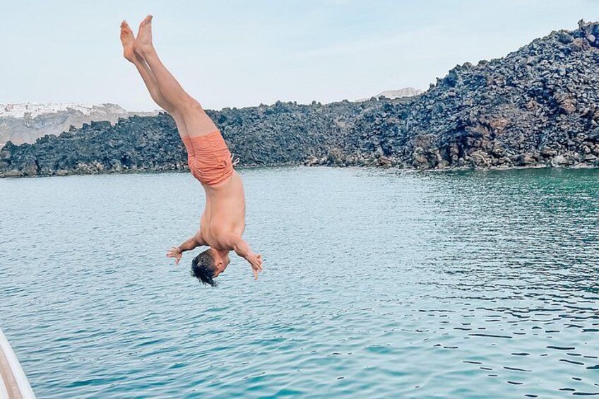 Dive at Santorini's Hot Springs 2