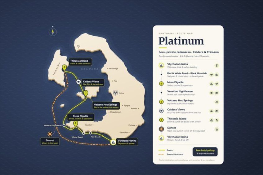 Santorini Platinum Catamaran Cruise with Meal, BBQ and Open Bar 2