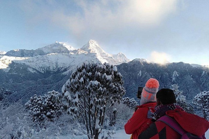 Winter trek to Poon Hill. 1