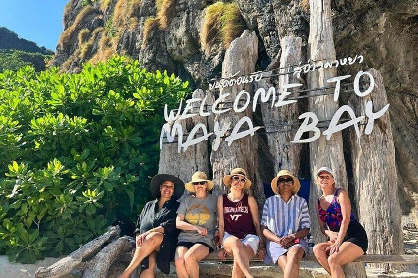 Maya Bay Famous Sign 2