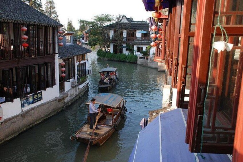 Shanghai Zhujiajiao water town&Bund half day Tour(Private/Group) 3