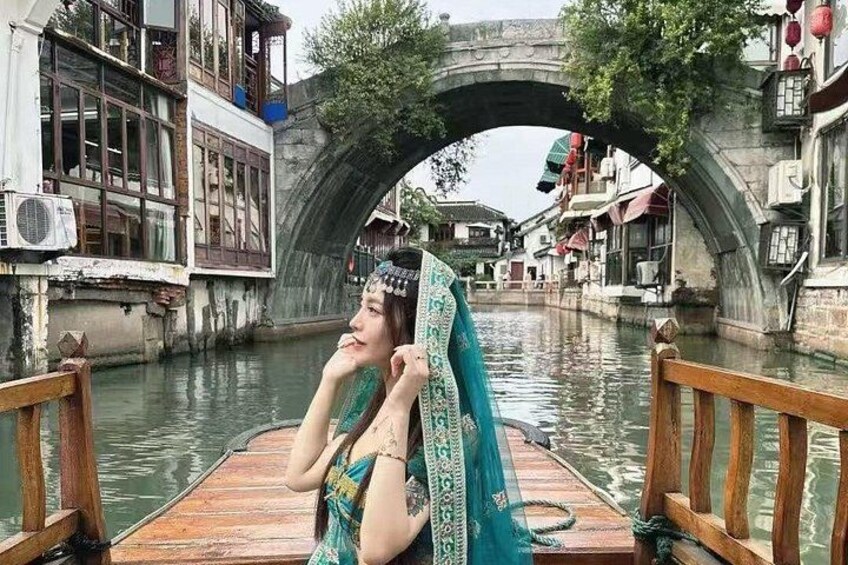 Shanghai Zhujiajiao water town&Bund half day Tour(Private/Group) 5