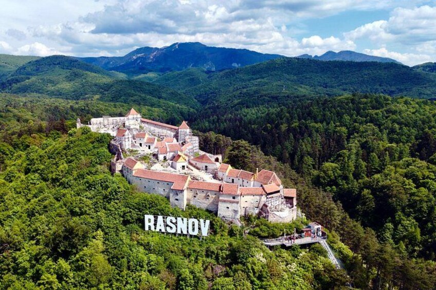 3-Castle: Peles,Bran,Rasnov,Sinaia Monastery from Brasov w pickup 2