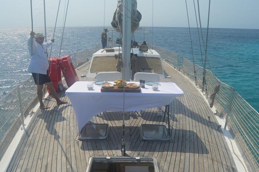 Private charter,4 hours ,Spanish waters,fuik bay bbq and snorkel. 1