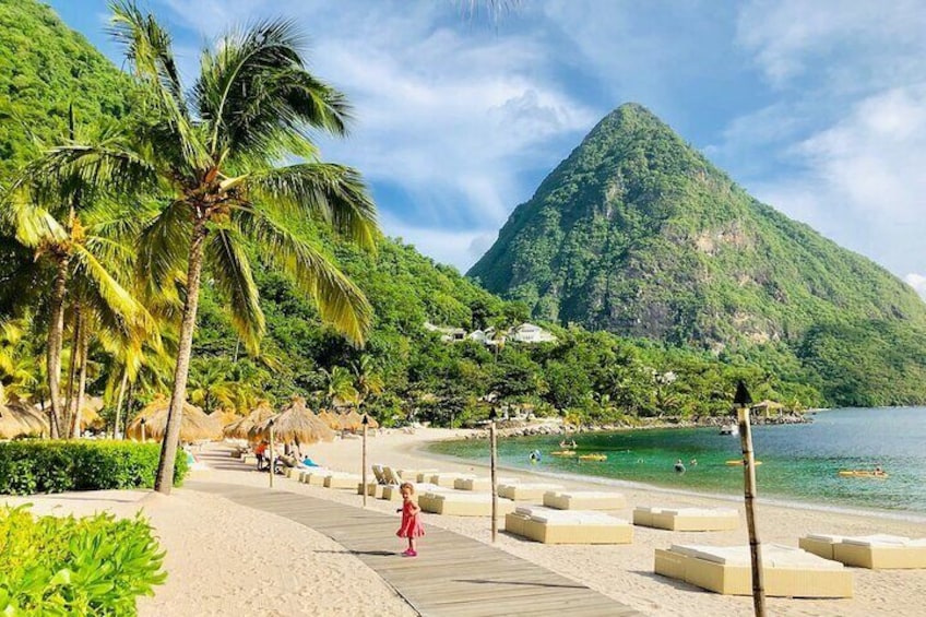 Sugar Beach, Soufriere, St. Lucia