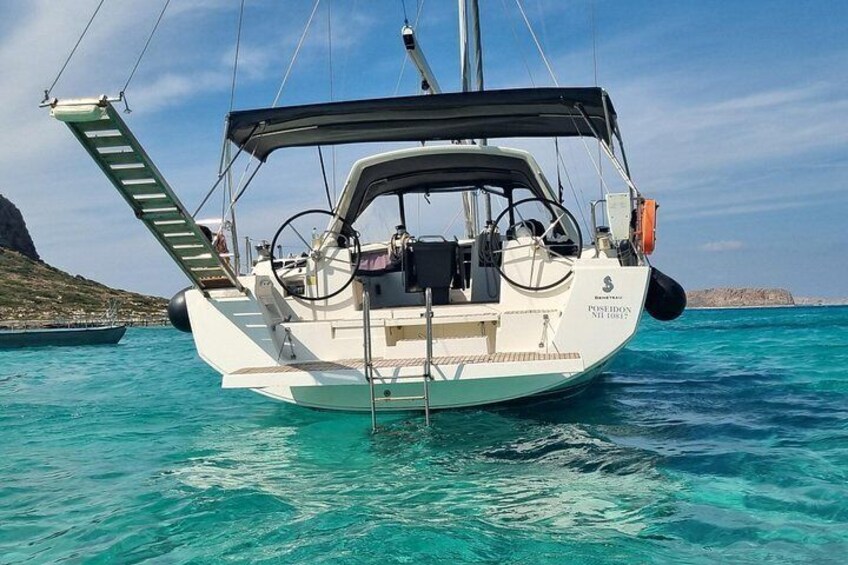 Private Sailing Cruise, Balos and Gramvousa with meal and drinks. 2