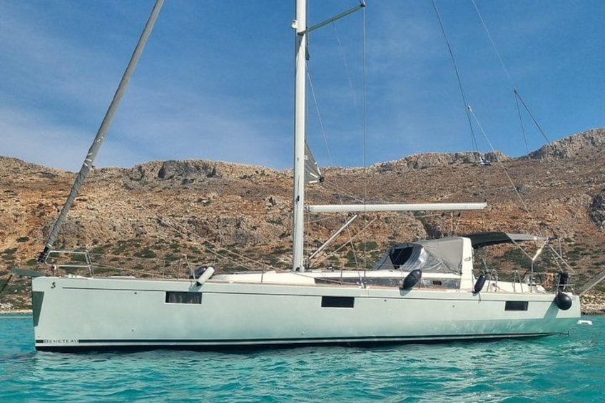 Private Sailing Cruise, Balos and Gramvousa with meal and drinks. 4