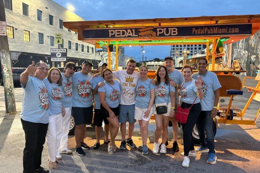 Miami Pedal Pub Wynwood Arts District Party Bike Pub Crawl 2