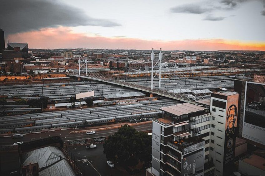 Ariel Image of the Nelson Mandela Bridge 2