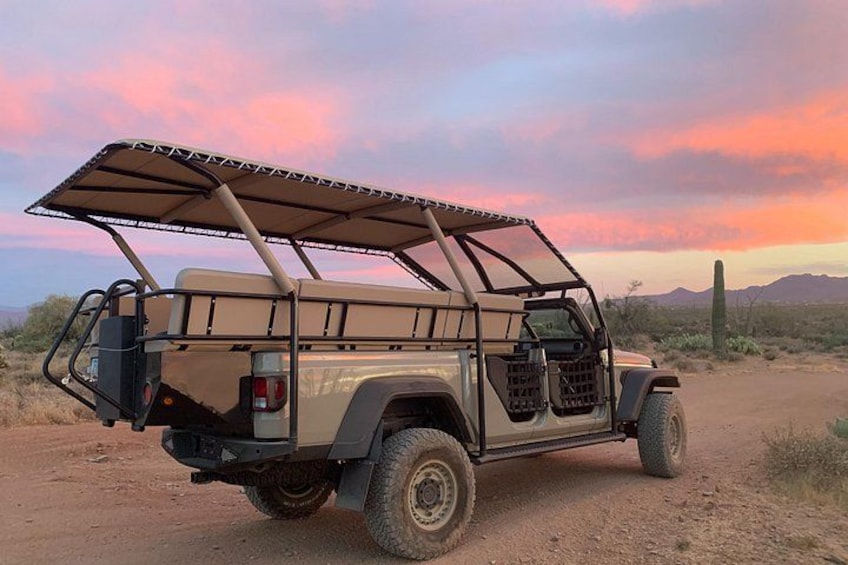 Our modified 14-seater Jeep Gladiator 3