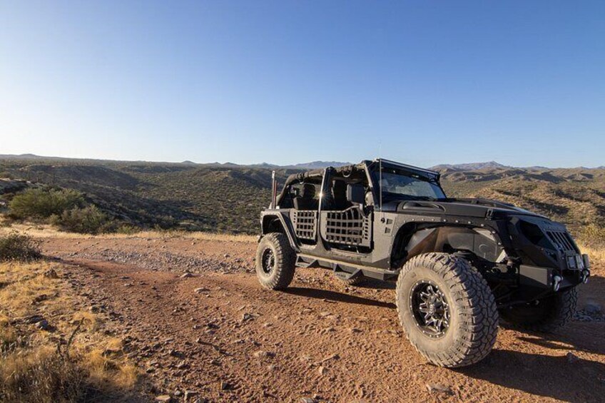 Our Jeeps are modified to get through all types of terrain with ease. 2
