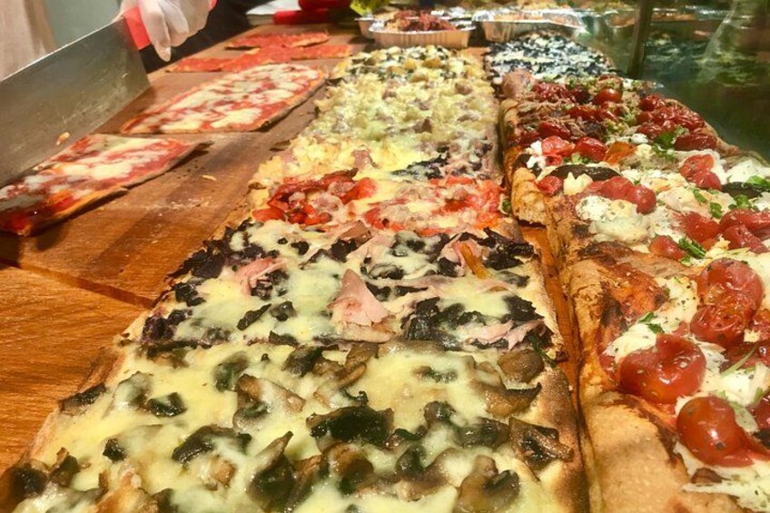 Different flavors of pizza 2
