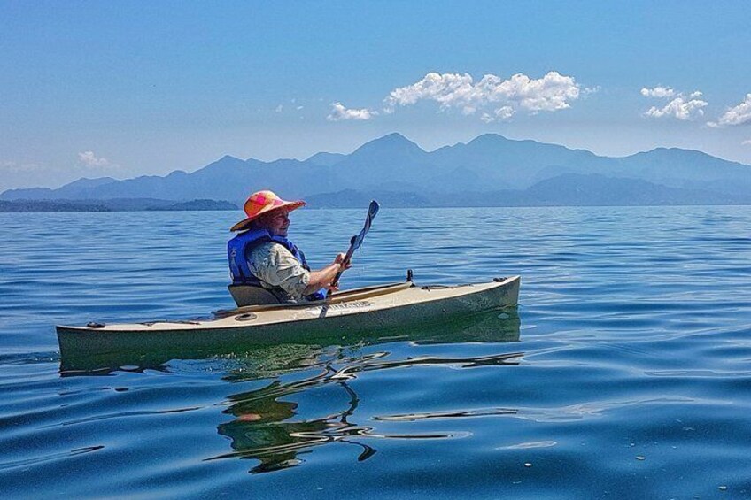 Kayak at Yojoa Lake 2