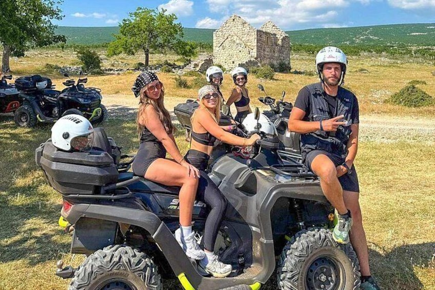 ATV Quad Safari Tour with Picnic & Swimming from Split 4