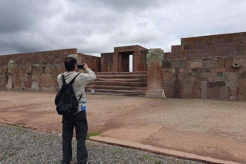 From La Paz:Tiwanacu and Titicaca lake in one day. 3