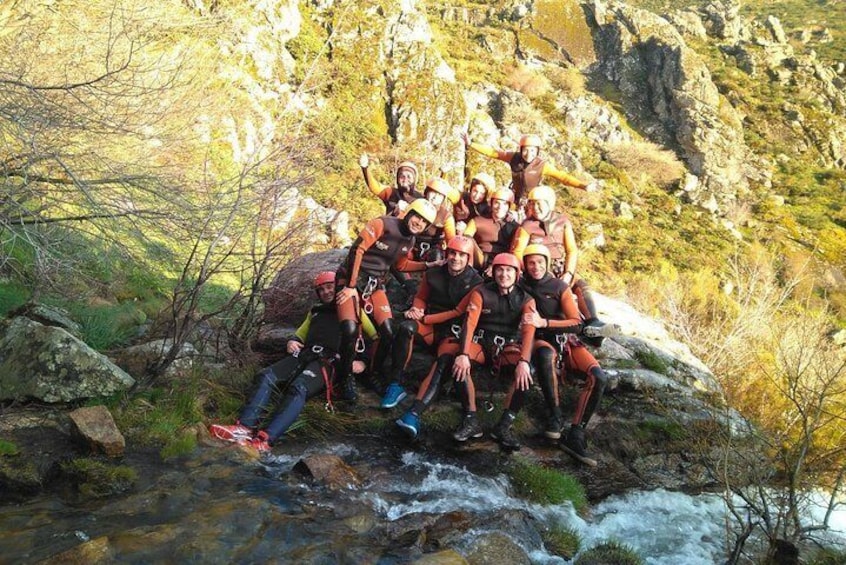 Canyoning Adventure in Madrid for groups with Dreampeaks