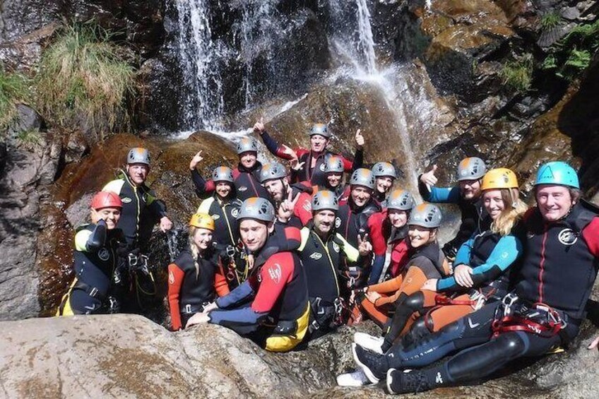 Canyoning Adventure in Madrid for groups with Dreampeaks