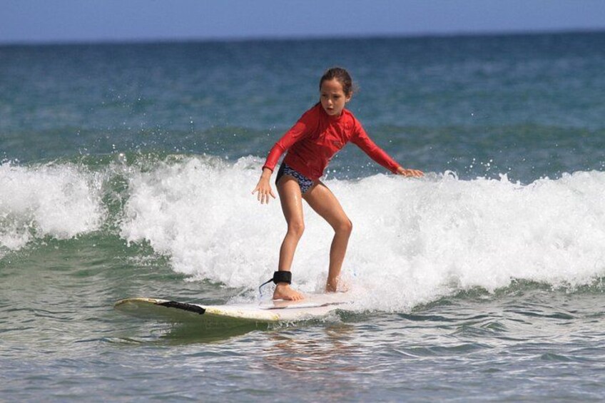 Private Hanalei Sandy Bottom Surf Lesson on Kauai 3
