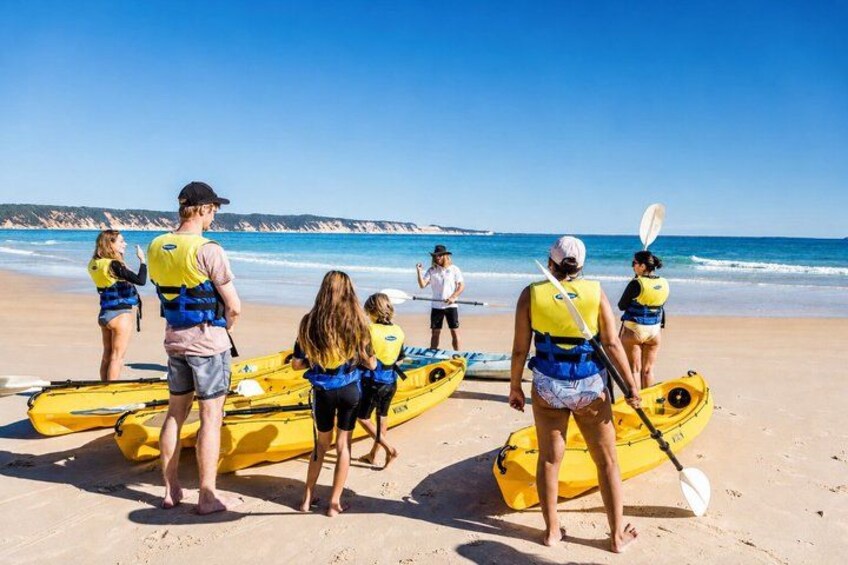 Epic Kayak With Dolphins & Wildlife - 4WD Beach Adventure Noosa 2