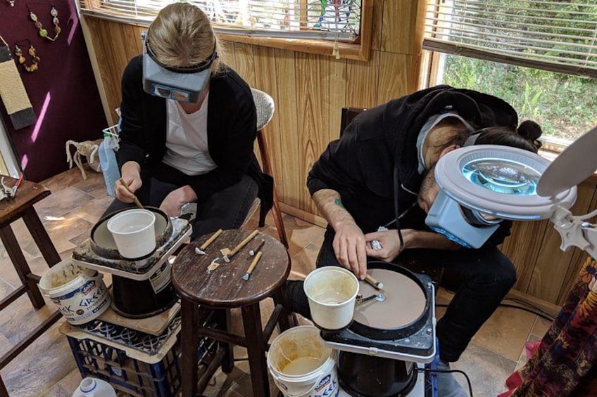 Opal polishing workshops in beautiful Mudgee wine country 2