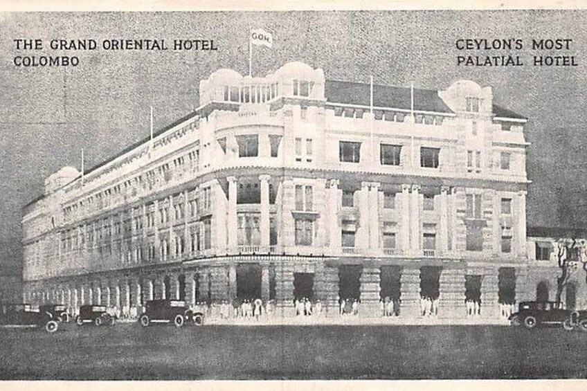 The Grand Oriental Hotel facing the Port of Colombo is one of the many imposing city buildings preserving British Colonial traditions and architecture 3