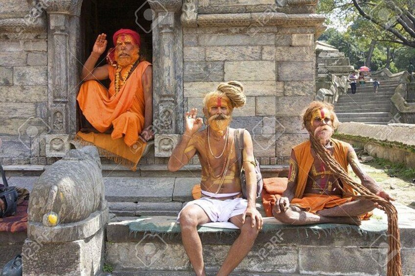 Holy man in kathmandu 2