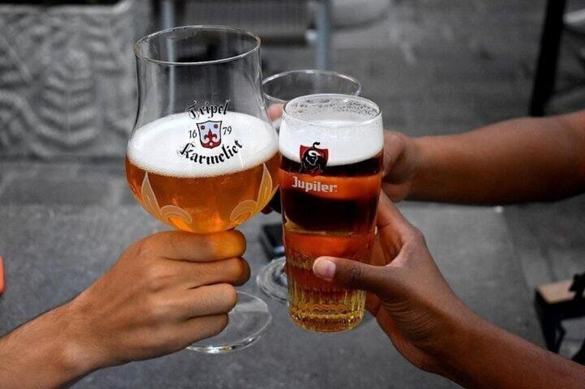 Beer with a local 2