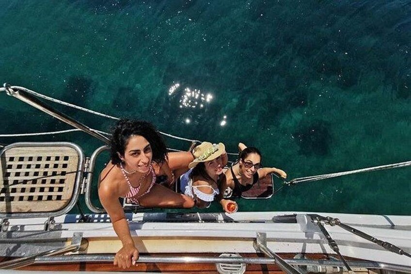 the ladder of the boat 1