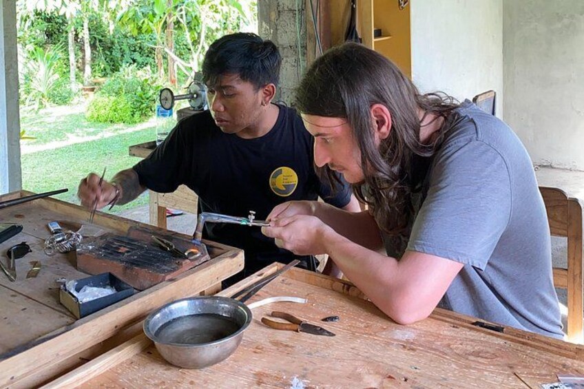 Ubud Silver Class Jewelry making in bali 2