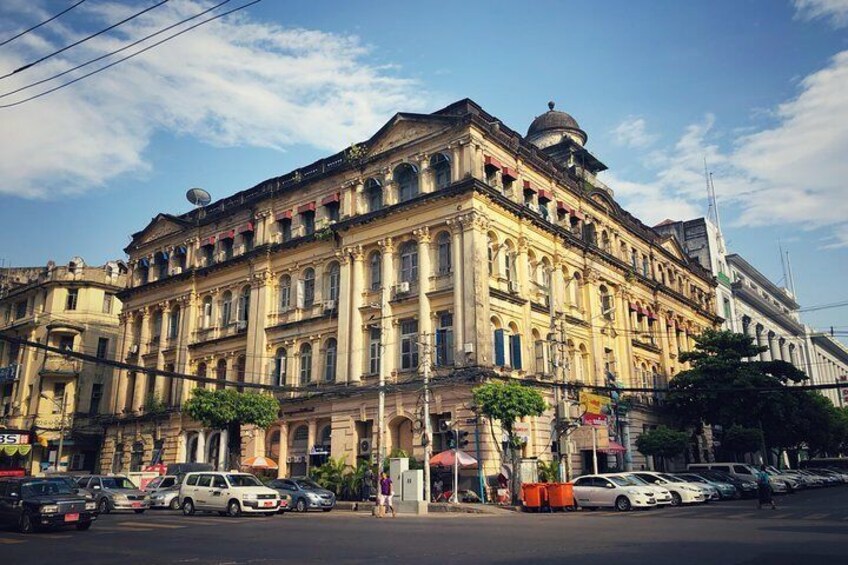 Colonial Building in Yangon