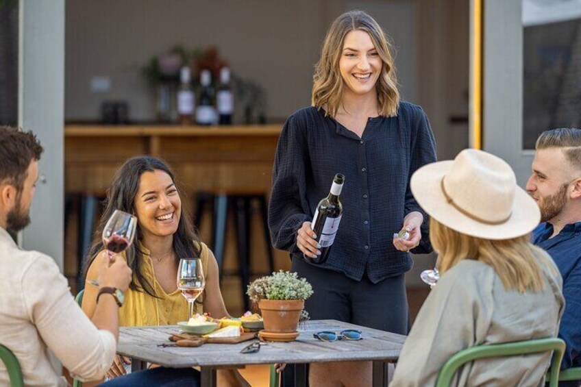 Wine tastings are a lot of fun with our friendly staff!