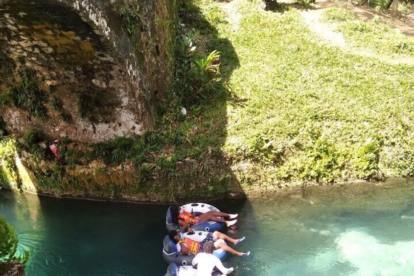 Blue Hole and River Tubing Combo from Ocho Rios