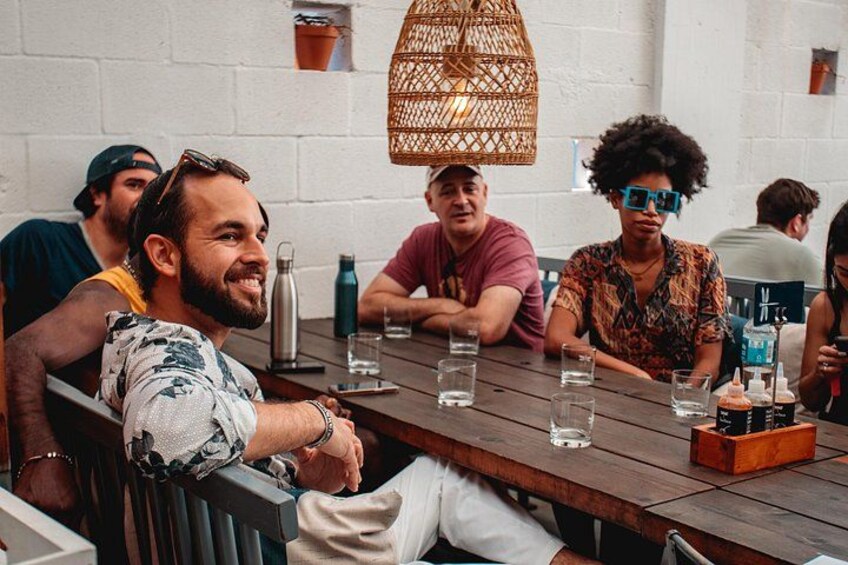 Engaging conversation flows on our Chicago Food & Bike Tour. Ride a Bicycle through Westside foodie streets and enjoy one of the most social Culinary Things to do in Chicago. 5