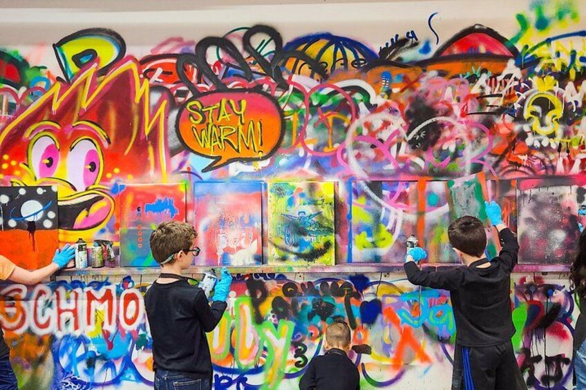 Paint your own street art at Studio WIP 2