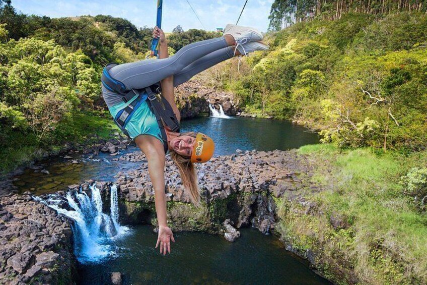 Zip Hawaii Islands Best Waterfall Zipline! The most lines. The most waterfalls! 2