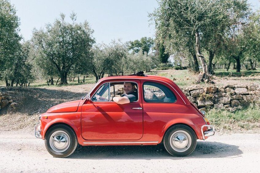 Private Vintage Fiat 500 tour in Chianti From Siena 5