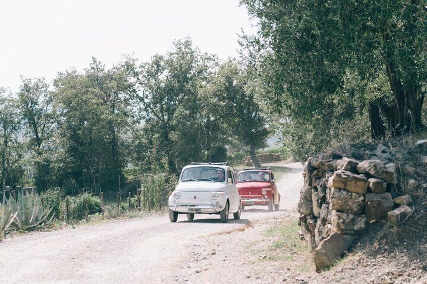 Private 500 Fiat Tour in Tuscany From Siena