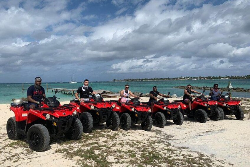 Guided ATV Nassau Tour Beach Stop Hotel and Port Pickup Samples 2