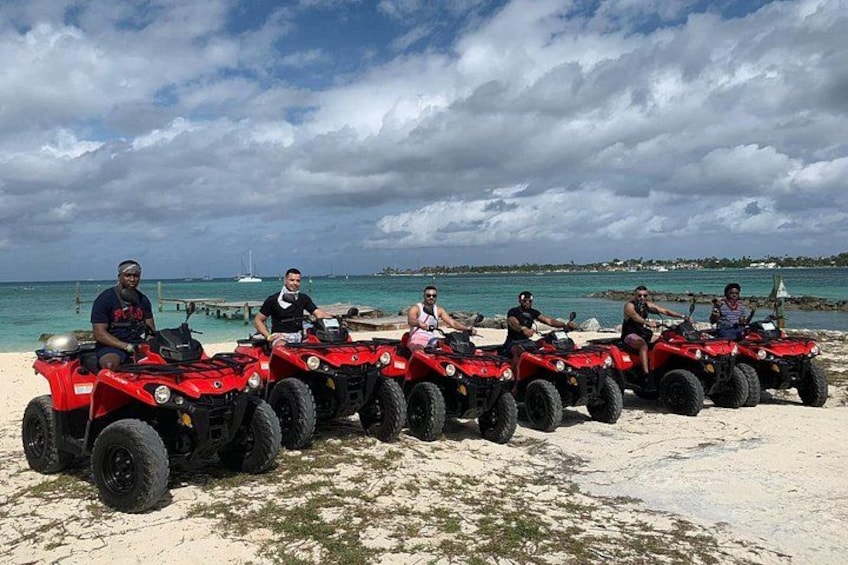 Guided ATV Nassau Tour Beach Stop Hotel and Port Pickup Samples 5