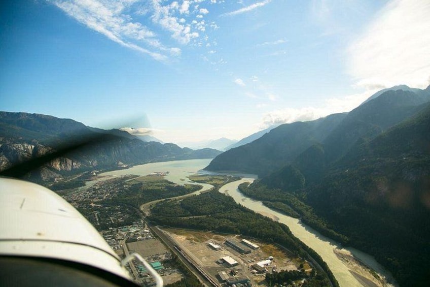 Downtown Squamish and the Howe Sound 1