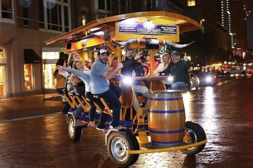 Murals & Mimosas - Cowtown Cycle Party BYOB Public Tour 3