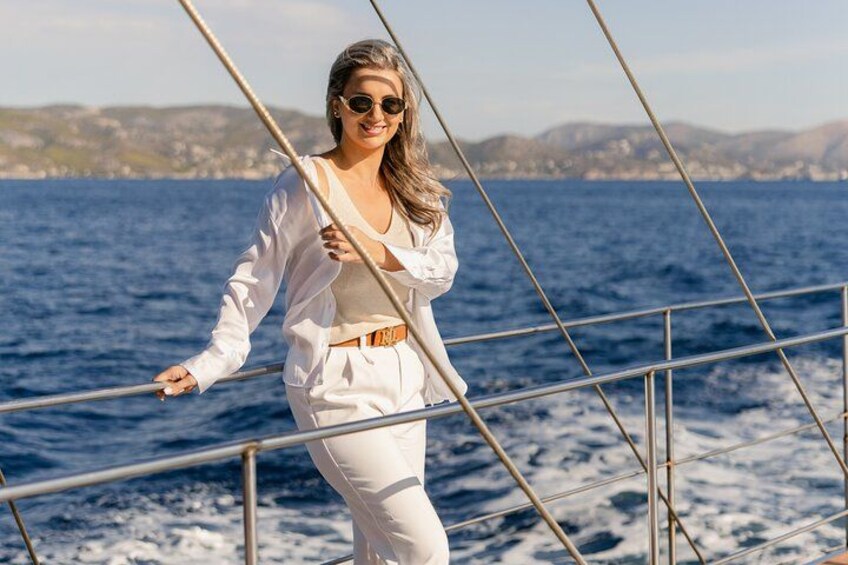 All Day Cruise -3 Islands to Agistri,Moni, Aegina with lunch and drinks included 4