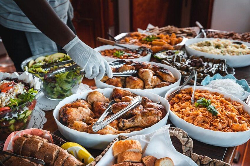 Freshly prepared lunch on board, made with care by our skilled chef 3