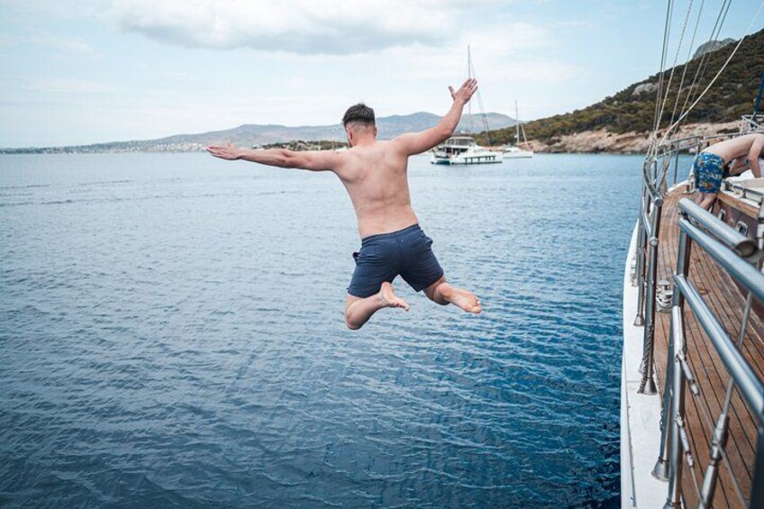 All Day Cruise -3 Islands to Agistri,Moni, Aegina with lunch and drinks included 4
