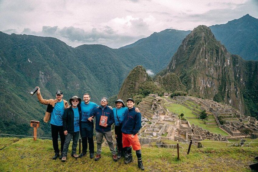 Inca Trail Trekkers at Machu Picchu Viewpoint 2
